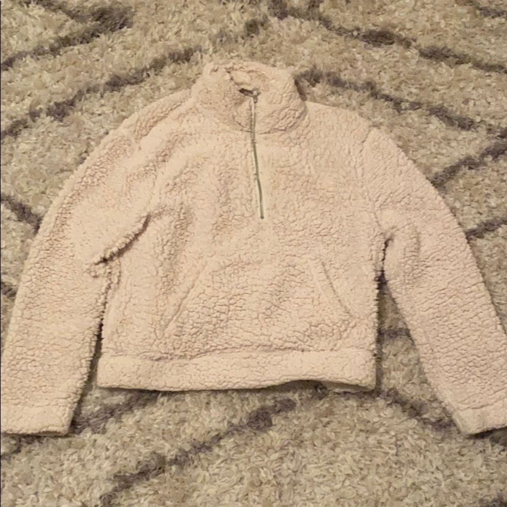 Fuzzy and comfy sweatshirt!